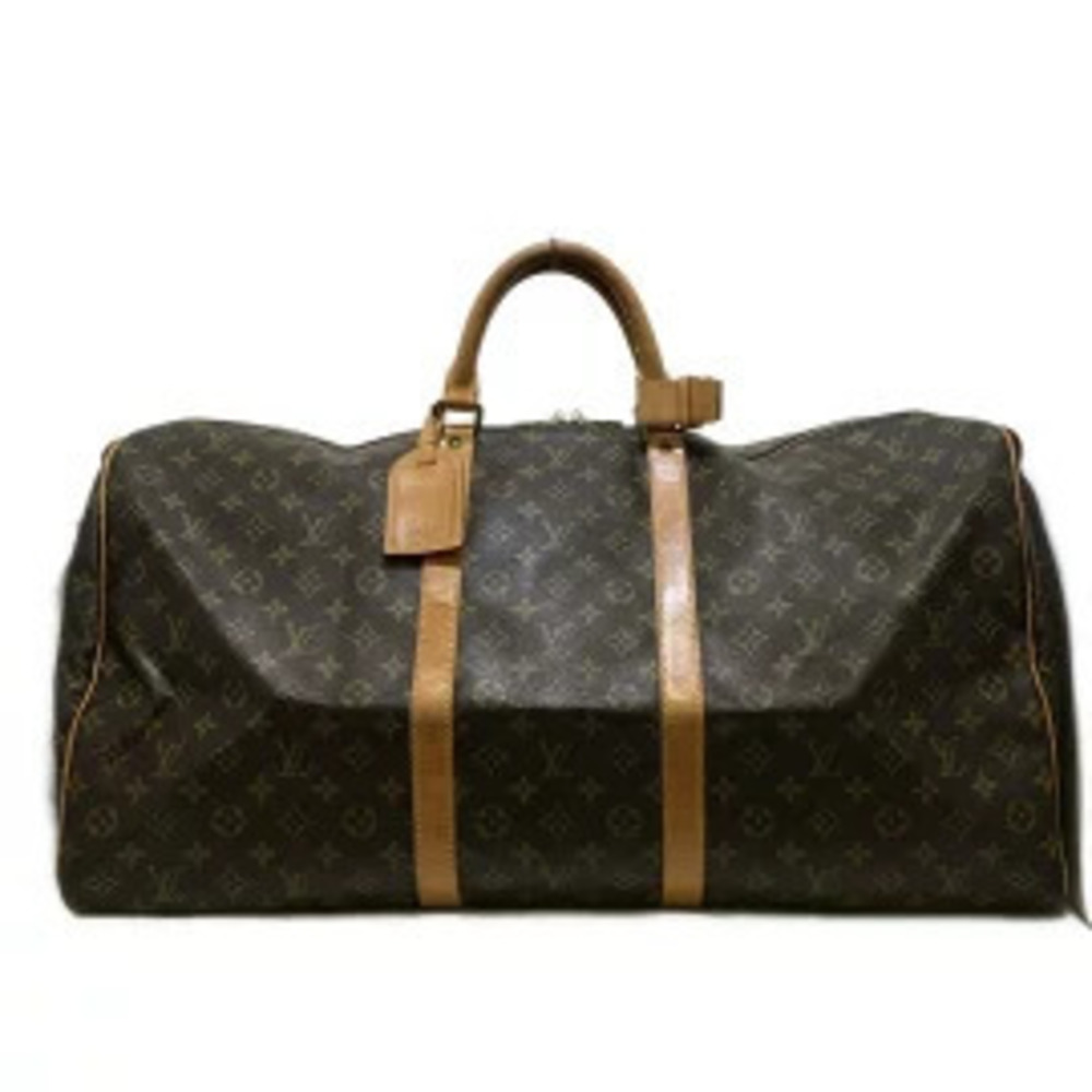 LOUIS VUITTON Keepall Boston Bag Monogram Canvas